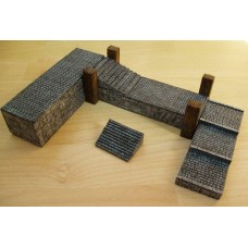 TH84 25/28mm Stone Pier/Jetty  Painted or Unpainted