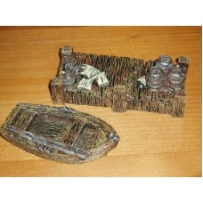 10020 Boat & Quayside Painted or unpainted