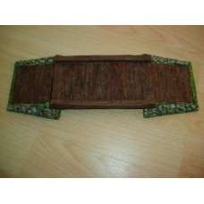 31 - TH44 - Large Wooden Bridge 9cm x 28cm Painted or unpainted 31 - TH44 - Large Wooden Bridge 9cm x 28cm Painted or unpainted