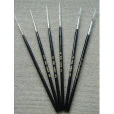 Brushes Colour Party Sable with Black Handle, size 0